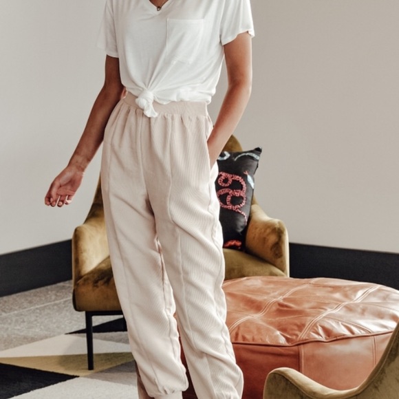 Sand/Beige corduroy pants - Picture 4 of 7